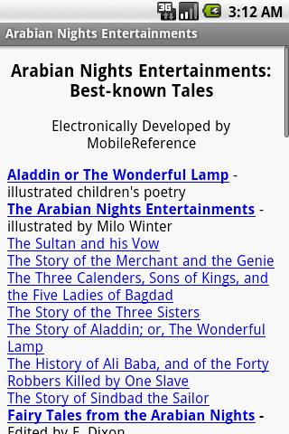 The Arabian Nights Entertainme