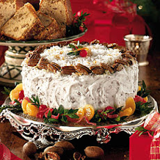 Fresh Orange Italian Cream Cake