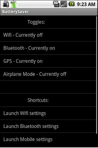 Battery Saver - Shortcuts