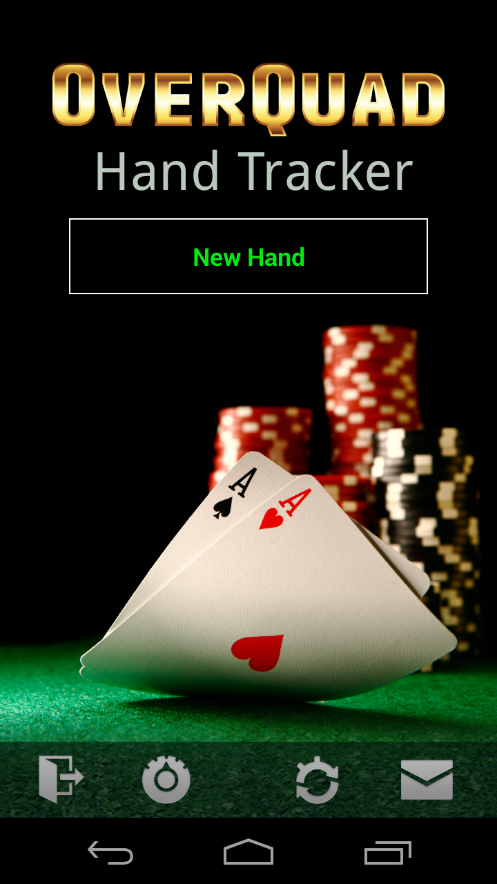 Android application Poker Tracker screenshort