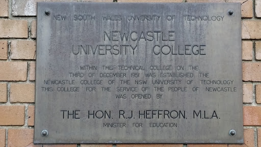 Newcastle University College Founding Plaque