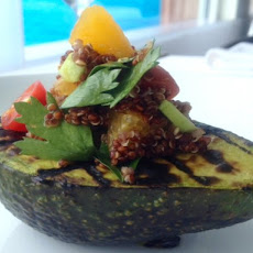 Grilled Avocado with Quinoa Salad Recipe