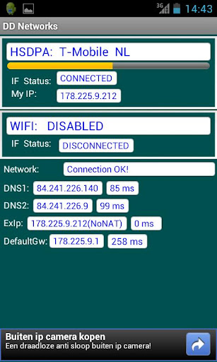 DD Networks Test Info