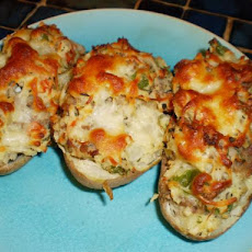 Sausage Stuffed Baked Potatoes