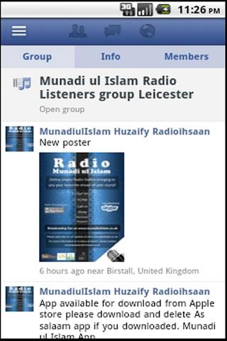 munadi-ul-islam-radio for android screenshot