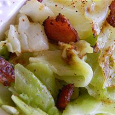 Fried Irish Cabbage with Bacon