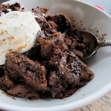 Hot Chocolate Bread Pudding