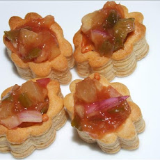 Chicken Vol-Au-Vents With Sweet and Sour Salsa