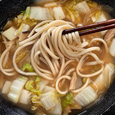 Miso Soup with Napa Cabbage and Udon Recipe