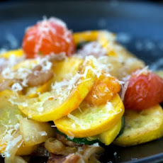 Bacon Summer Squash Saute