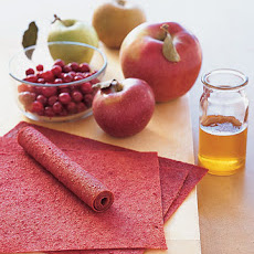 Apple-Cranberry Fruit Leather