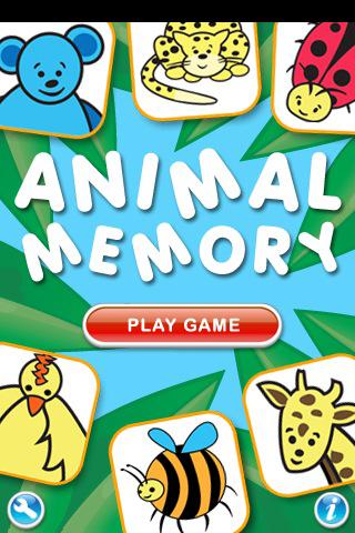 Animal Memory Kids Game