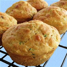 Savory Cheddar Zucchini Muffins