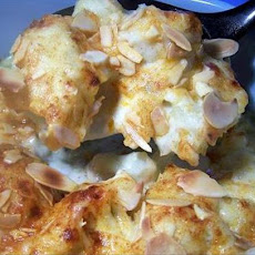 Cauliflower Gratin With Manchego and Almond Sauce