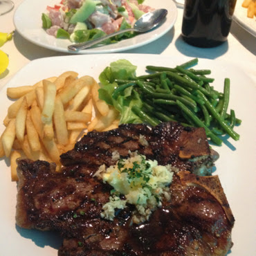 T-bone a l'ail
