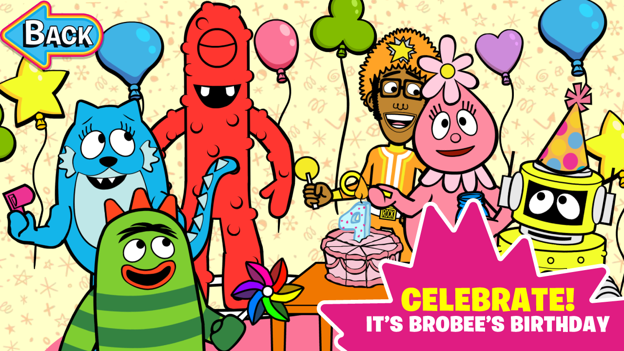 Android application Yo Gabba Gabba! Birthday Party screenshort