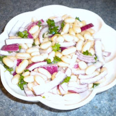 White Bean and Red Onion Salad