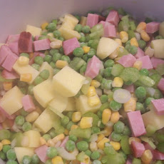Awesome Ham, Pea and Potato Soup