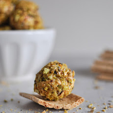 Roasted Red Pepper + Bacon Goat Cheese Truffles