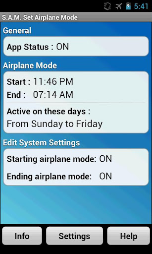S.A.M. Set Airplane Mode