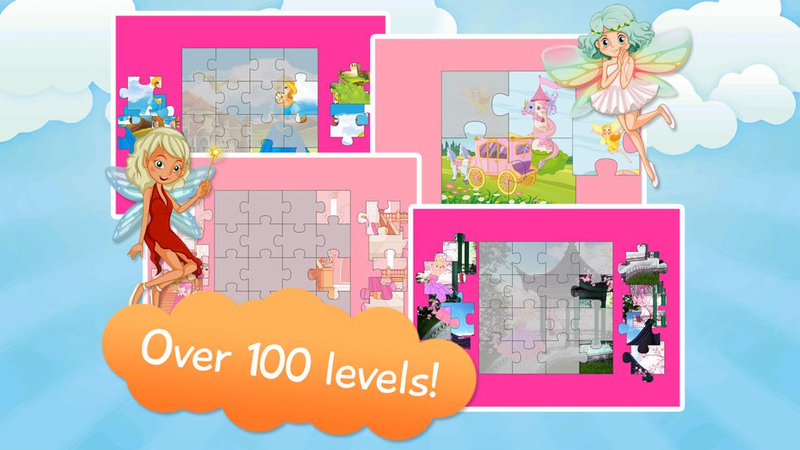 Android application Kids Princess Puzzle Free screenshort