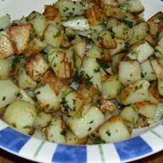 Cilantro and Garlic Potatoes
