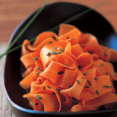 Orange-Glazed Carrot Ribbons