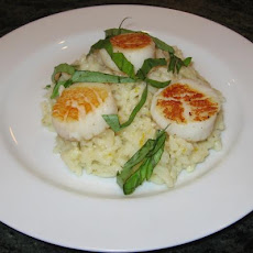 Lemony Seafood Risotto With Tarragon
