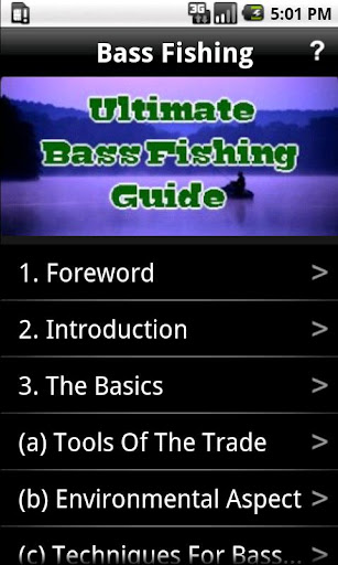 【免費書籍App】Ultimate Bass Fishing Guide-APP點子