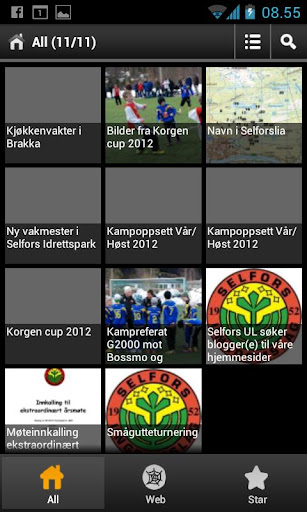 Selfors UL nyhets app