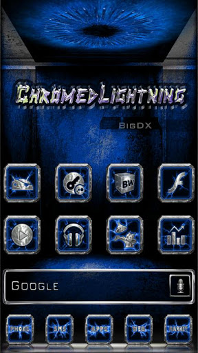 Chromed Lightning Multi Blue