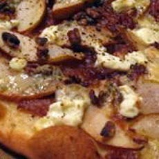 Pear and Gorgonzola Cheese Pizza