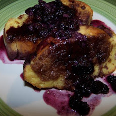 Blueberry French Toast Cobbler