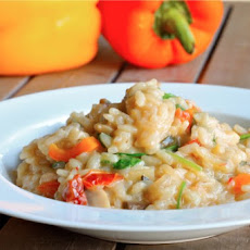 Risotto with lemon and sun dried tomatoes