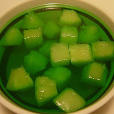 Lime Pineapple Jello Mold