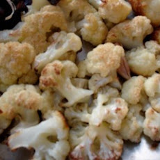 Spaghetti with Pan Roasted Cauliflower, Pine Nuts and Garlic