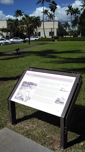 Flagpole Circle Historical Marker - Hickam Field
