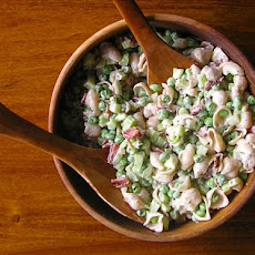 Peas, Pasta & Bacon Salad