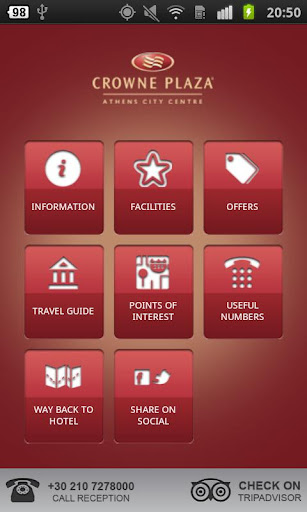 【免費旅遊App】Crowne Plaza Athens Hotel App-APP點子