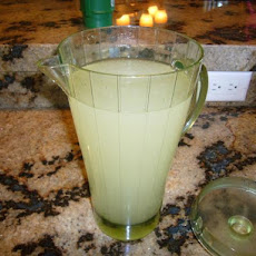 Fresh Ginger Infused Lemonade