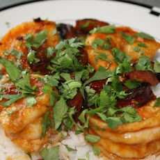 Shrimp and Chorizo in Adobo