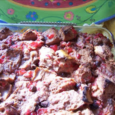 Chocolate-Cherry Bread Pudding