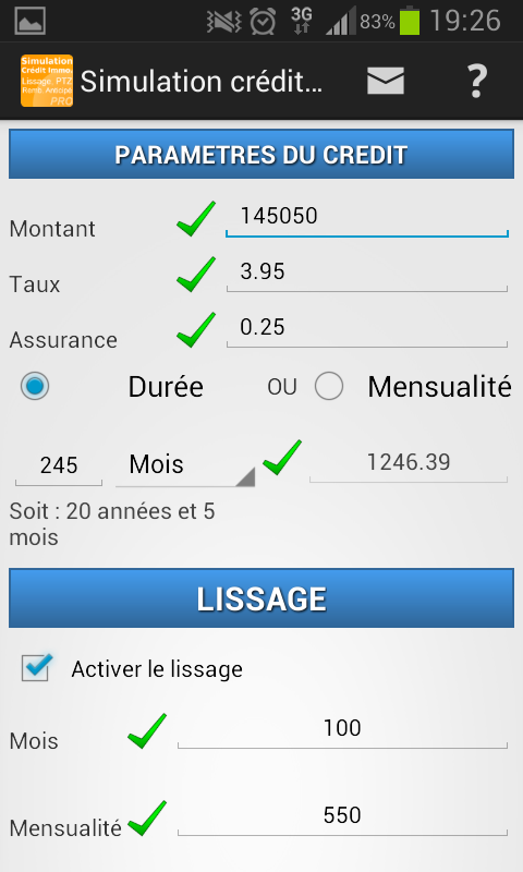 Android application Mortgage Calculator PRO screenshort