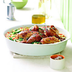 Herbed Chicken and Orzo