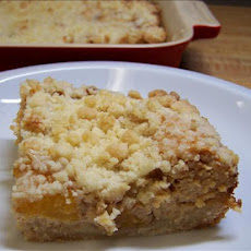 Peachy Cheesecake Squares