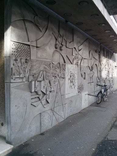 Gemusterte Wand