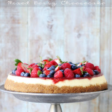 White Chocolate Cheesecake with Mixed Berries
