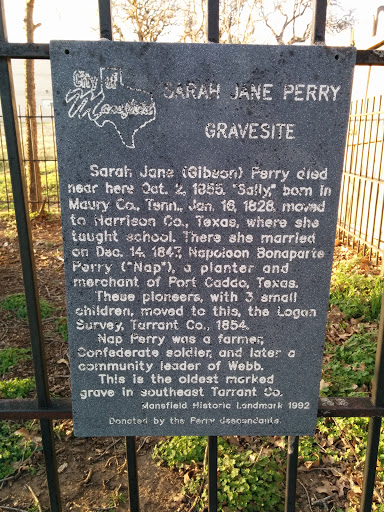 Sarah Jane Perry Grave Site 
