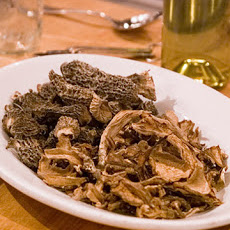 John's Cedar Plank Roasted Mushrooms