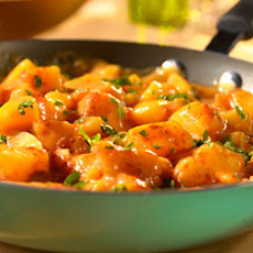 Cheesy Picante Potatoes